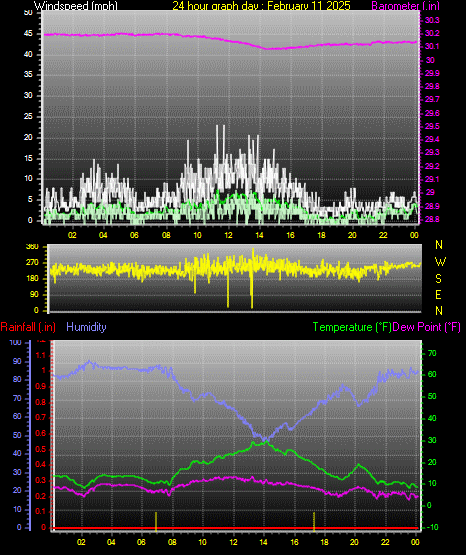 24 Hour Graph for Day 11