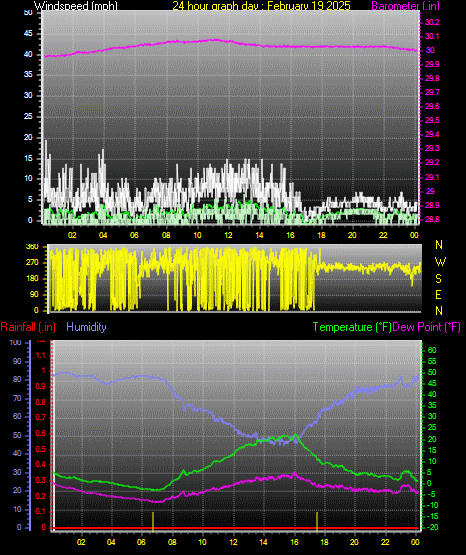 24 Hour Graph for Day 19